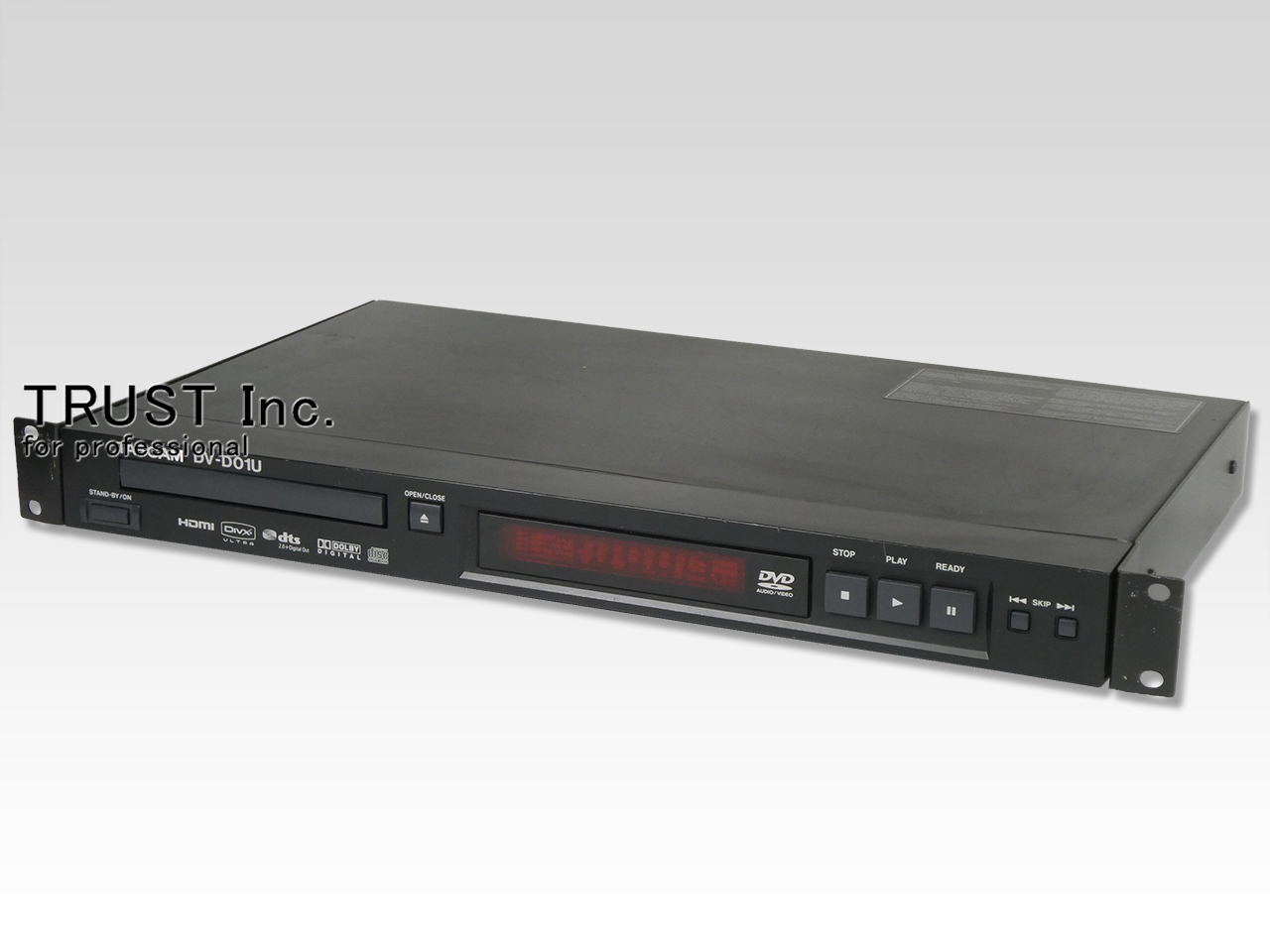 タスカムDV-D01U 1U ラックマウント、外部制御可能な設備用 DVD タスカムDV-D01U 1U ラックマウント、外部制御可能な設備用 DVD