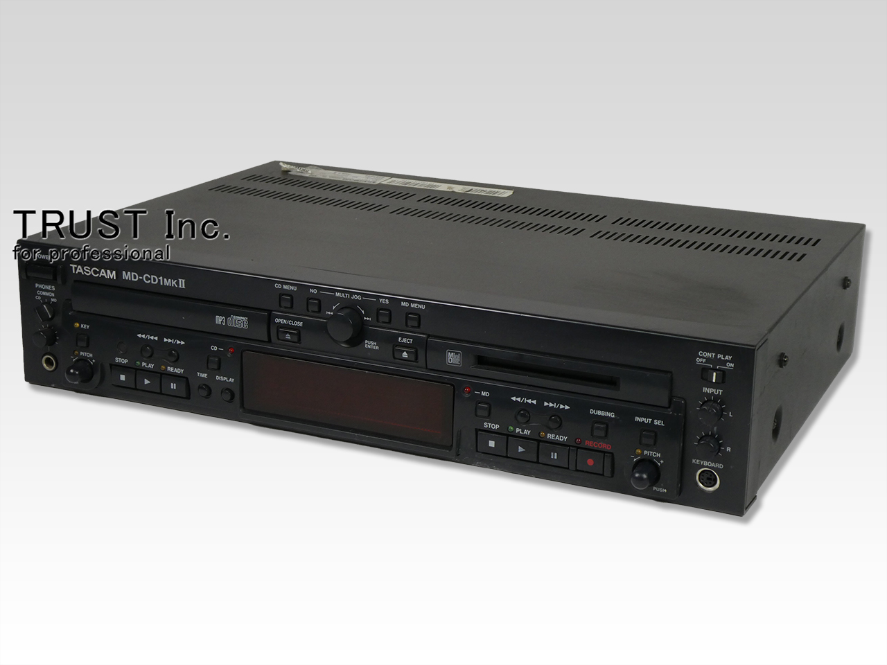 MDCD1MKII / MD/CD Deck【中古放送用・業務用 映像機器・音響機器の店 トラスト株式会社】
