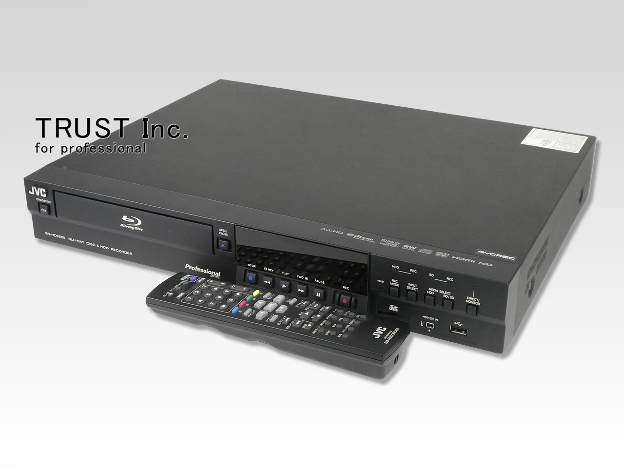 SR-HD2500 / BLU-RAY DISC & HDD RECORDER【中古放送用・業務用 映像