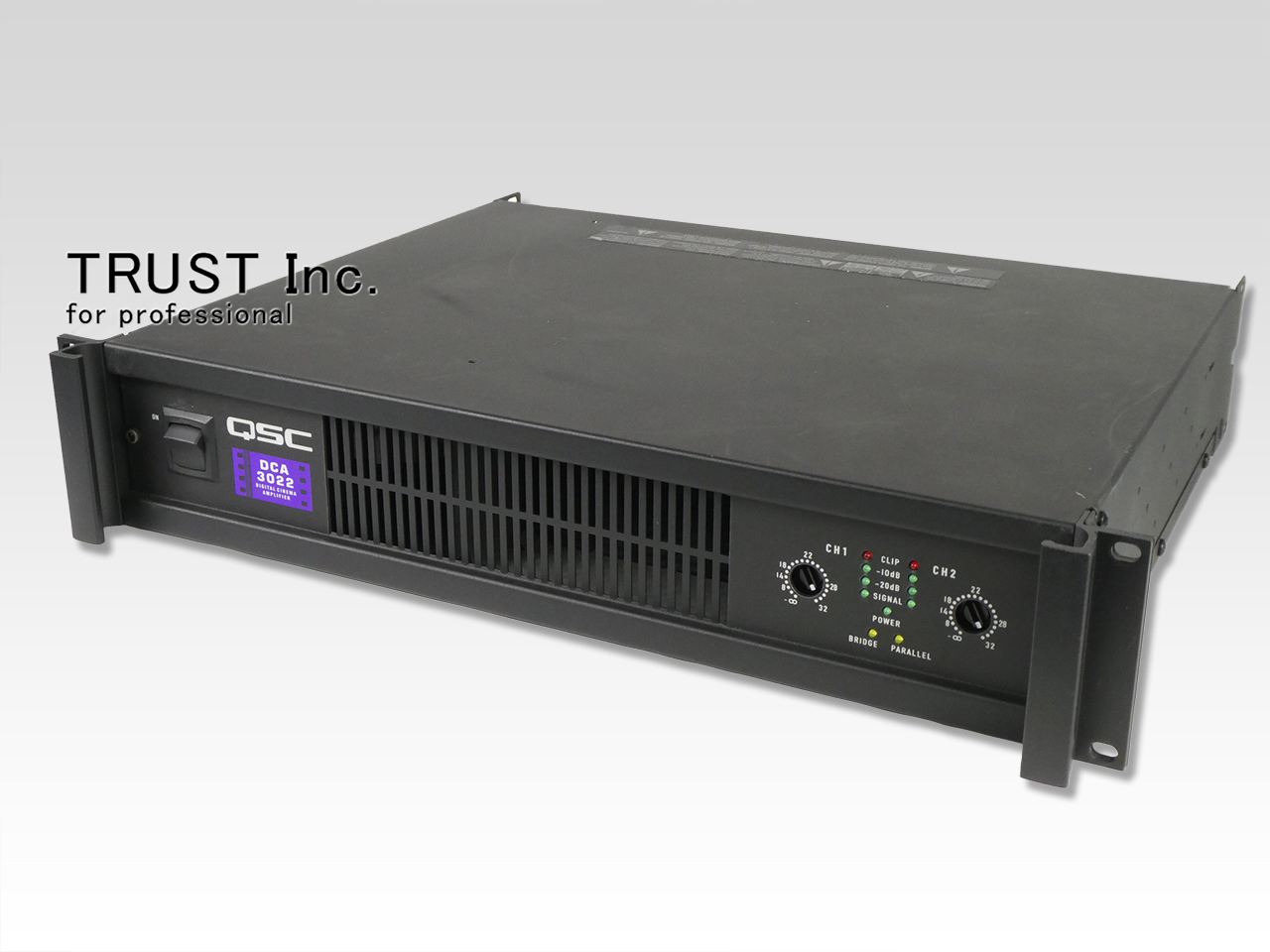 QSC DCA3022 2チャンネルパワーアンプ DCA3022 / 2-Channel Power Amplifier【中古放送用・業務用 映像