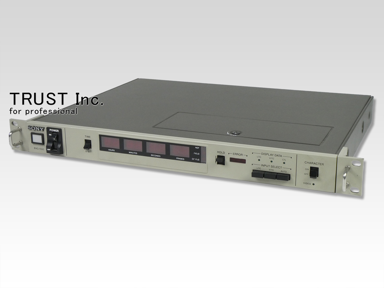 SONY タイムコード表示器 BVG-1500　ジャンク SONY タイムコード表示器 BVG-1500 ジャンク - メルカリ
